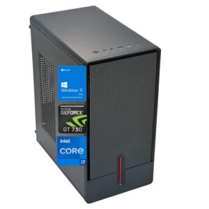Desktop PC | CPU i7-4770/90 Turbo | 16GB RAM | GPU GT730 4GB | 256GB NVMe SSD | HDMI,VGA,Giga LAN,USB 3.0+Windows 11 Pro+MS Office