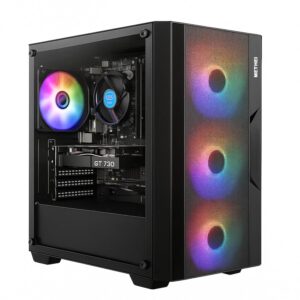 METHEI Gaming Desktop Pc Computer (Core i5-10500 10th gen // 16 GB DDR4 RAM // H-510 Motherboard // 512GB SSD // GT 730 4gb Graphic Card