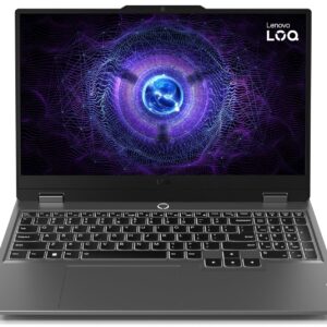 Lenovo LOQ 13th Gen Core i5-13450HX | NVIDIA RTX 3050A 4GB (24GB RAM/512B SSD/144Hz Refresh Rate/15.6" (39.6cm)/Windows 11/Office Home 2024/3 Mon. Game Pass/Grey/2.4Kg), 83DV018GIN AI Gaming Laptop